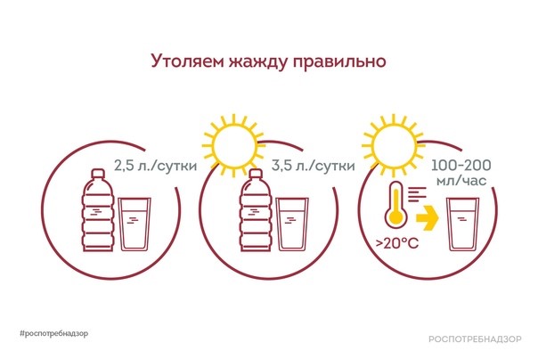 Утоляем жажду правильно!.